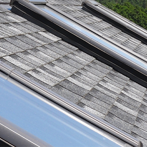 skylights on asphalt roof